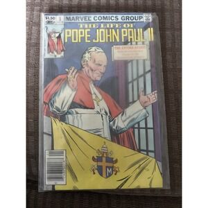 The Life of Pope John Paul II #1 Newsstand Variant Marvel Comics January 83 H45